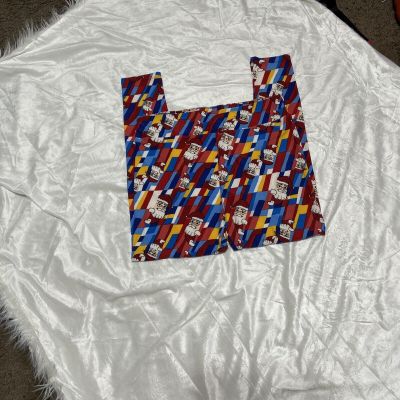 NWOT Women Lularoe Leggings Tc2 (tall & Curvy) Christmas Pat Santa Sz 20-26